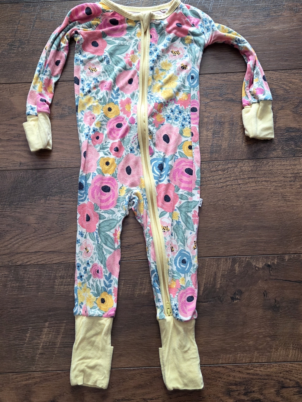 Little Sleepies Secret Garden OG Zippy 6-12m